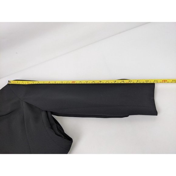 Brooks Brothers Classic Long Blazer Size 8 Black Suit Jacket Vintage Career - Picture 8 of 10